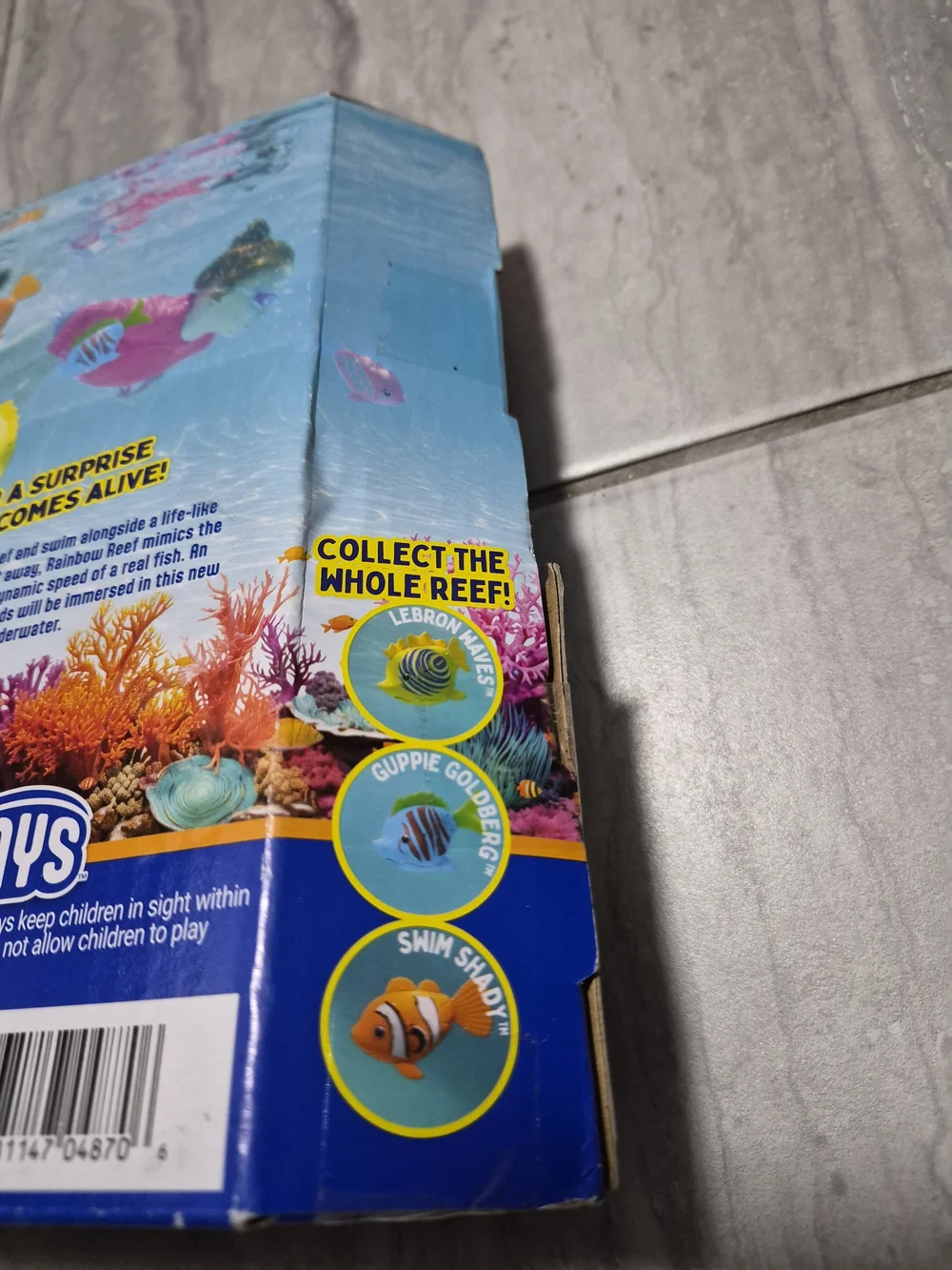 Swimways Rainbow Reef Swim Shady Water-Activated Orange Clownfish Toy 5+